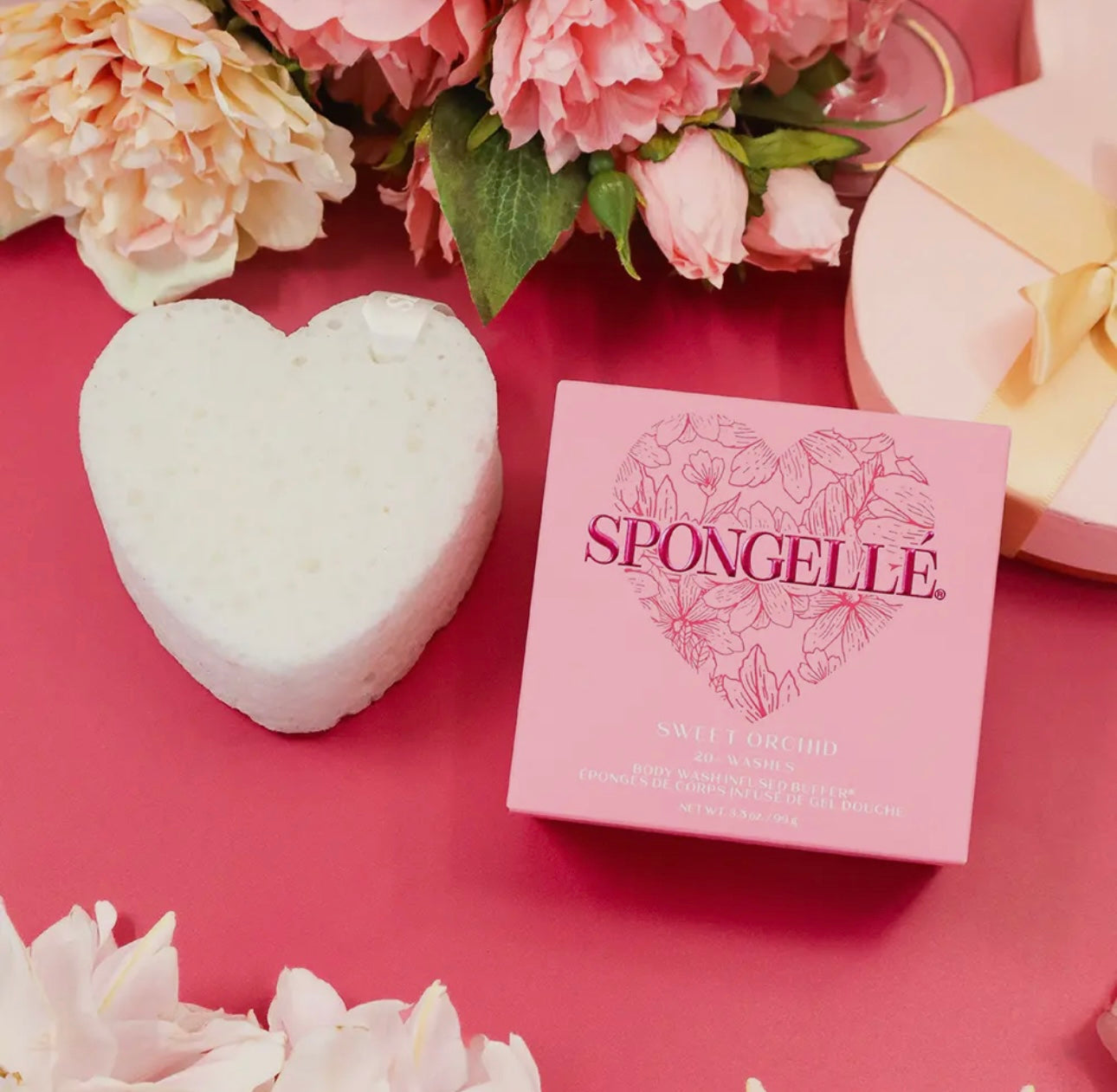 Spongelle Heart - Sweet Orchid