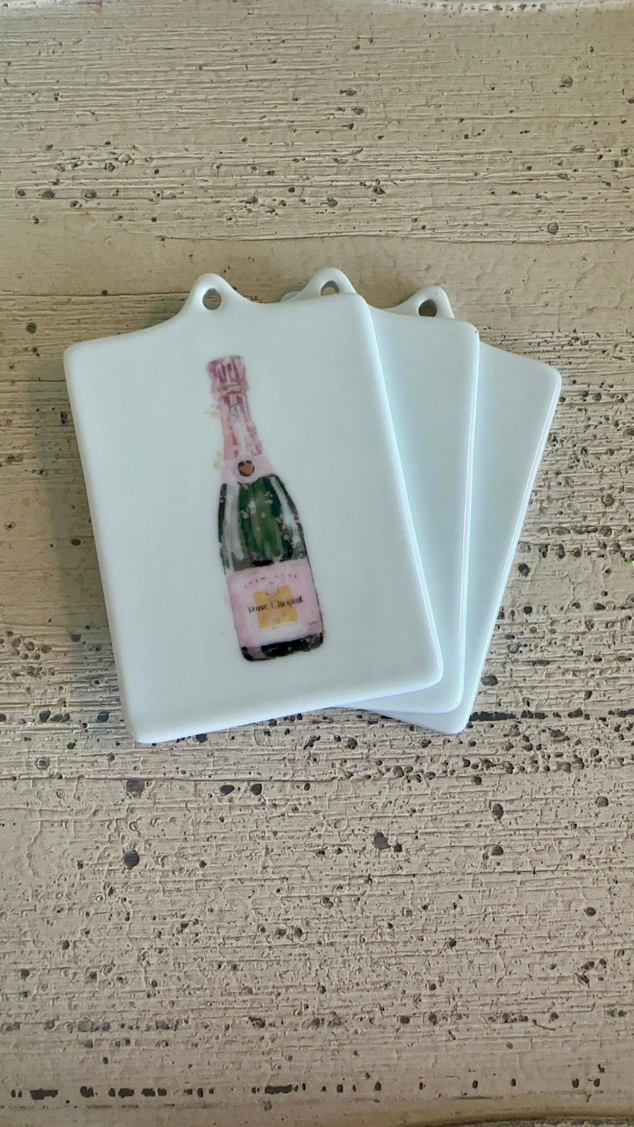 Veuve Clicquot Dry Erase Wine Tags