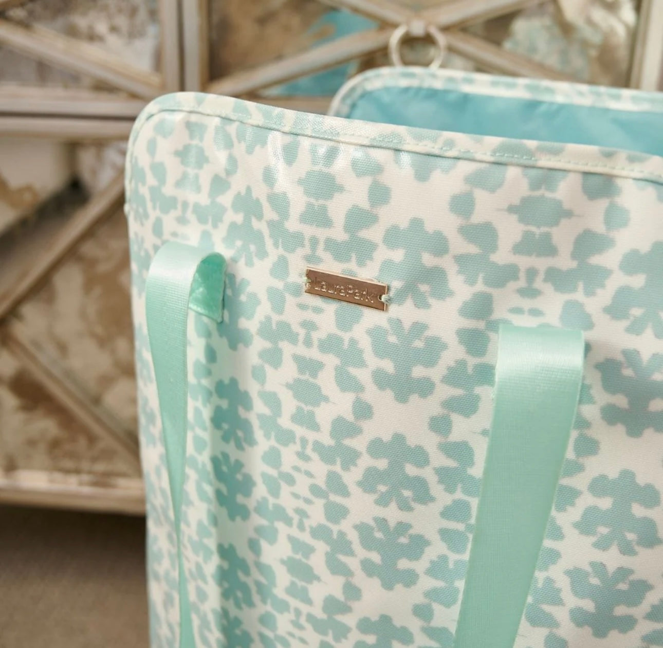Laura Park Laundry Bag - Chintz Mist