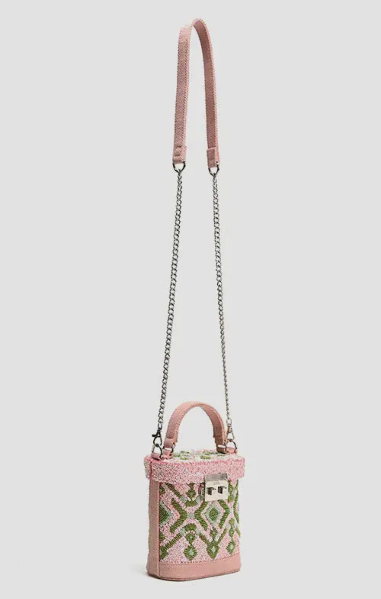 America & Beyond Pink Muse Embellished Bag