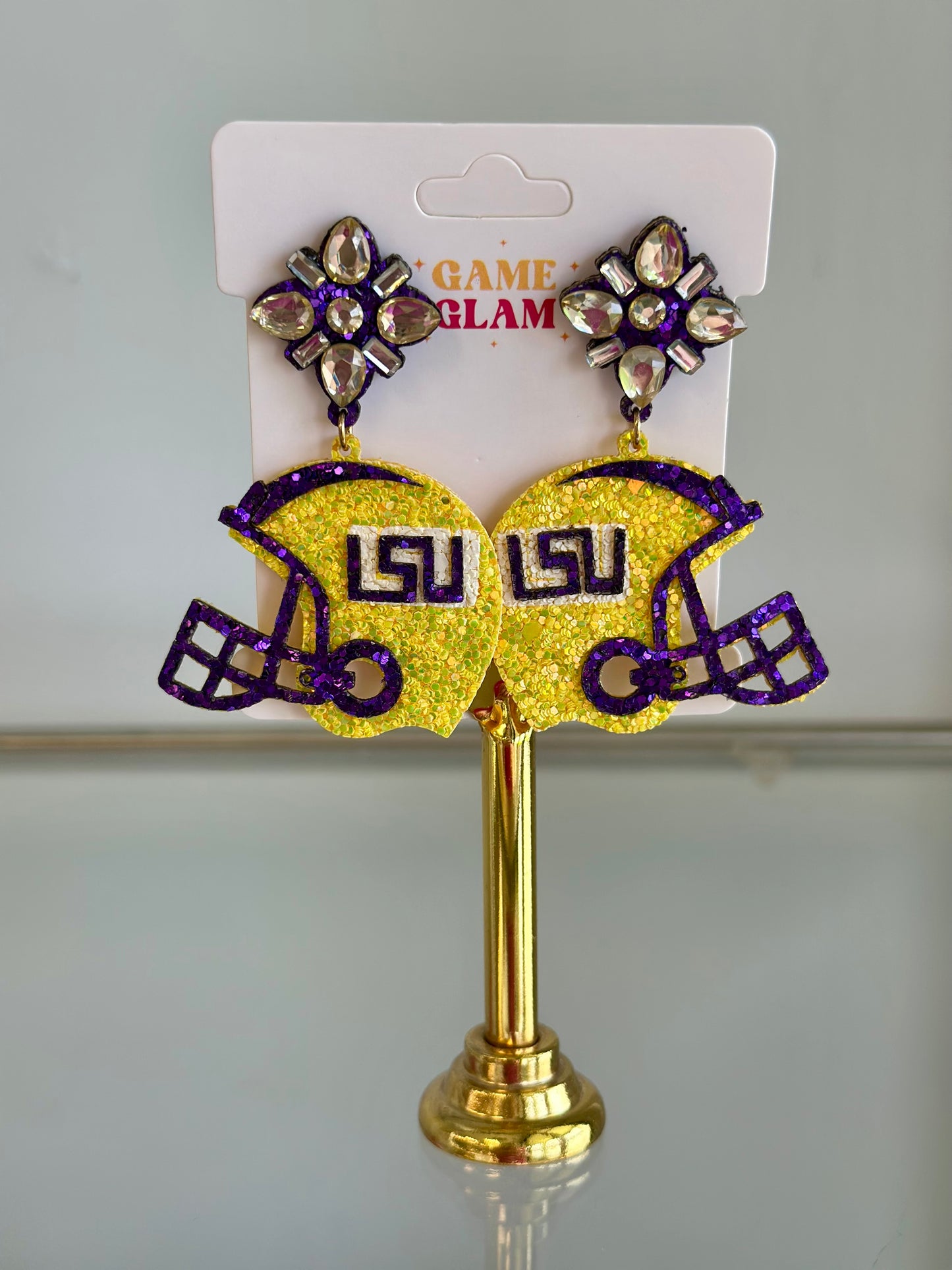 LSU Sparkle Game Day Earrings