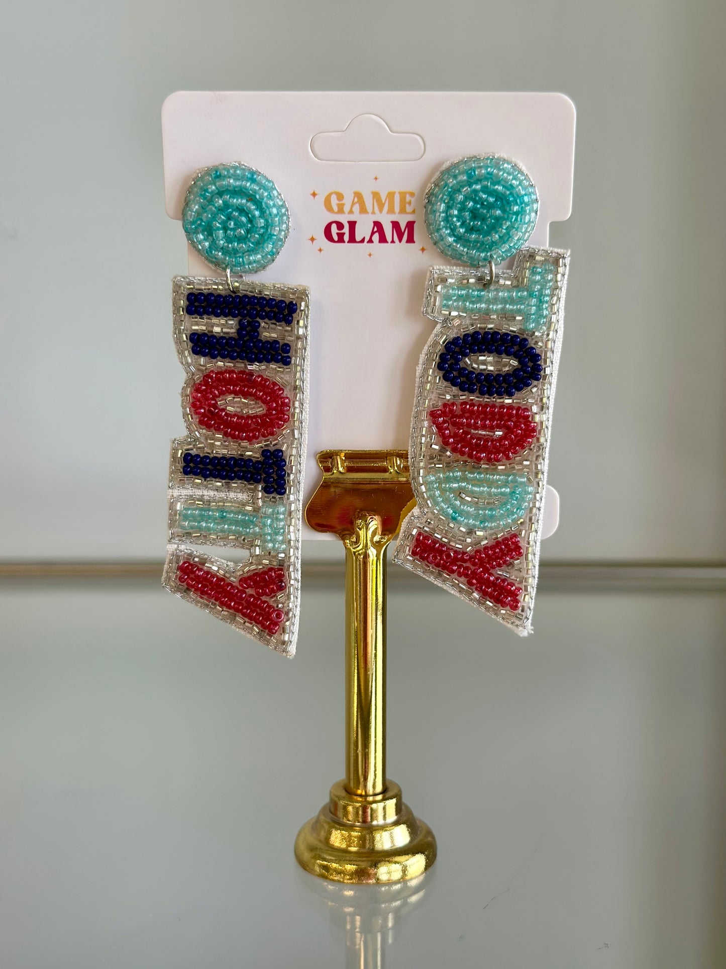Beaded Hotty Toddy Earrings