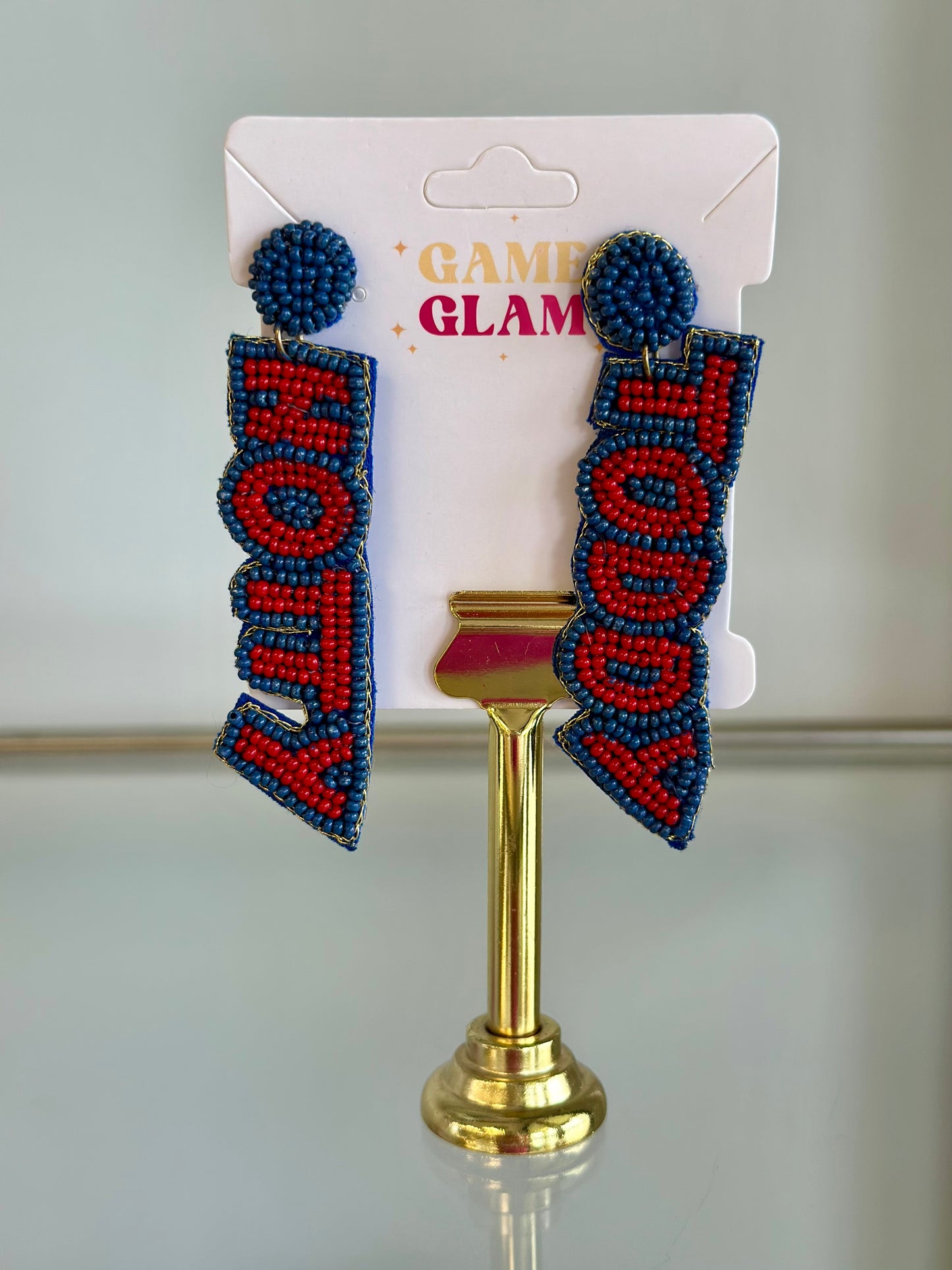 Beaded Hotty Toddy Earrings