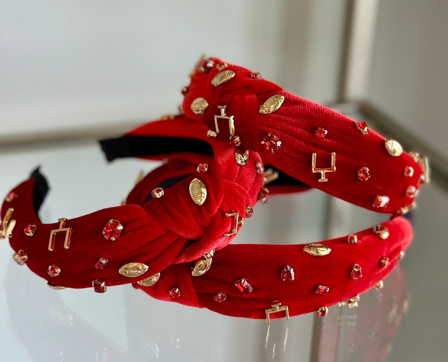 Red Velvet Game Day Headband