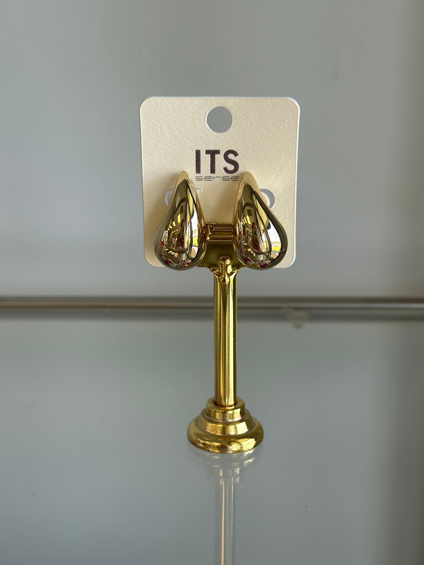 Gold Teardrop Earrings