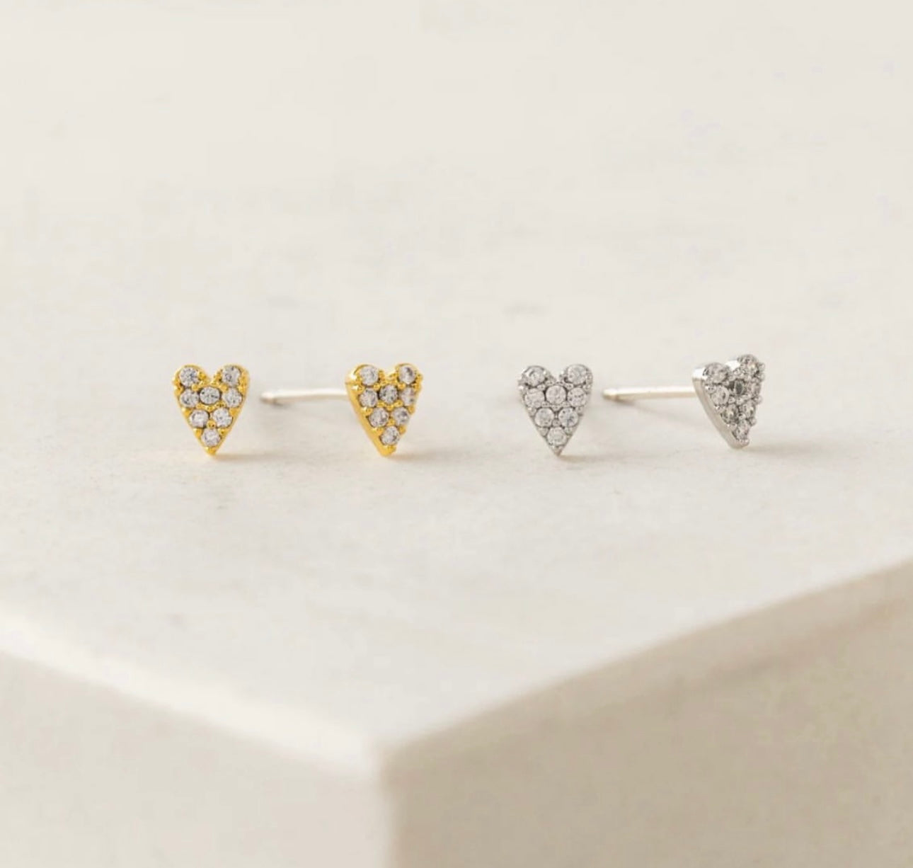 Lover's Tempo Flutter Stud Earrings - Silver