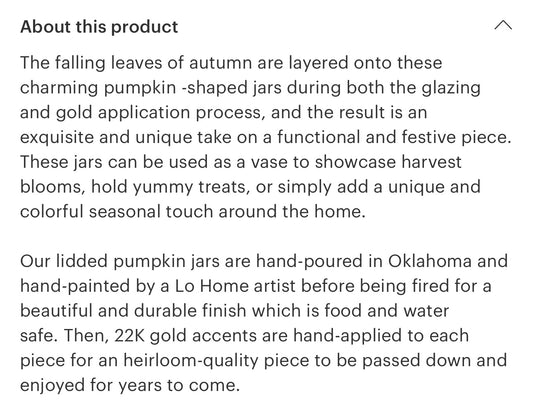 Lo Home Large Orange Pumpkin