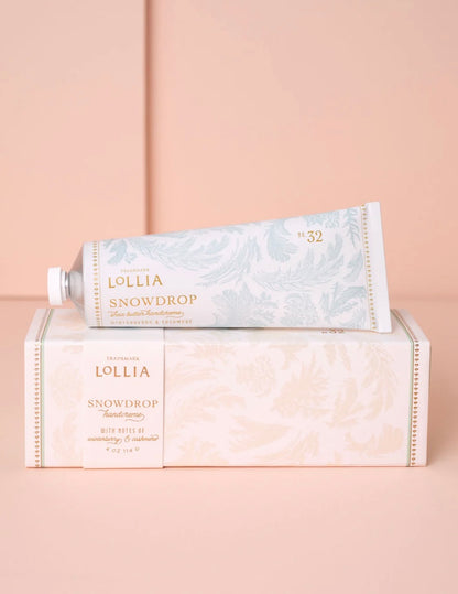 Lollia Hand Creme - Snowdrop 4 oz
