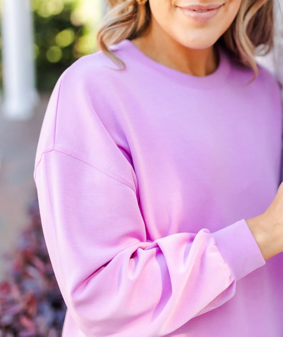 Mary Square Cora Top - Orchid