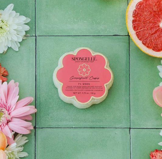 Spongelle Daisy Spongette - Grapefruit Cassis