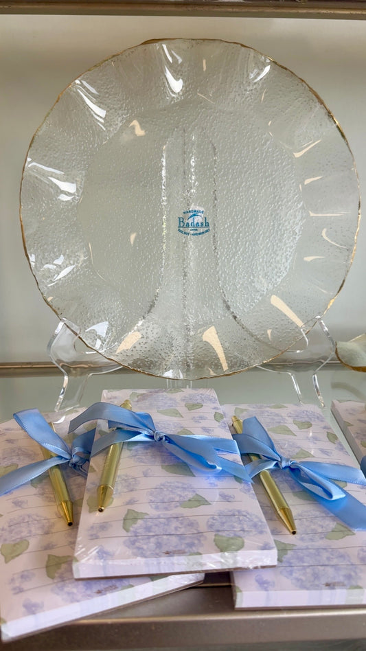 Badash Crystal Round Way Platter or Charger