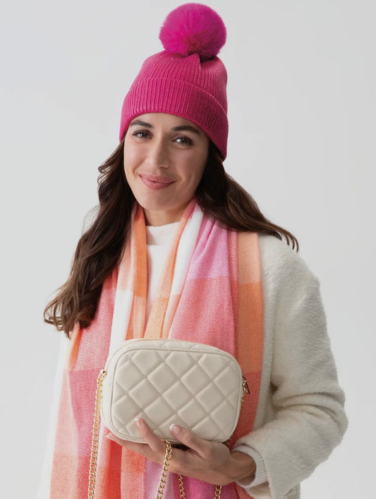 Shiraleah Metallic Jax Beanie