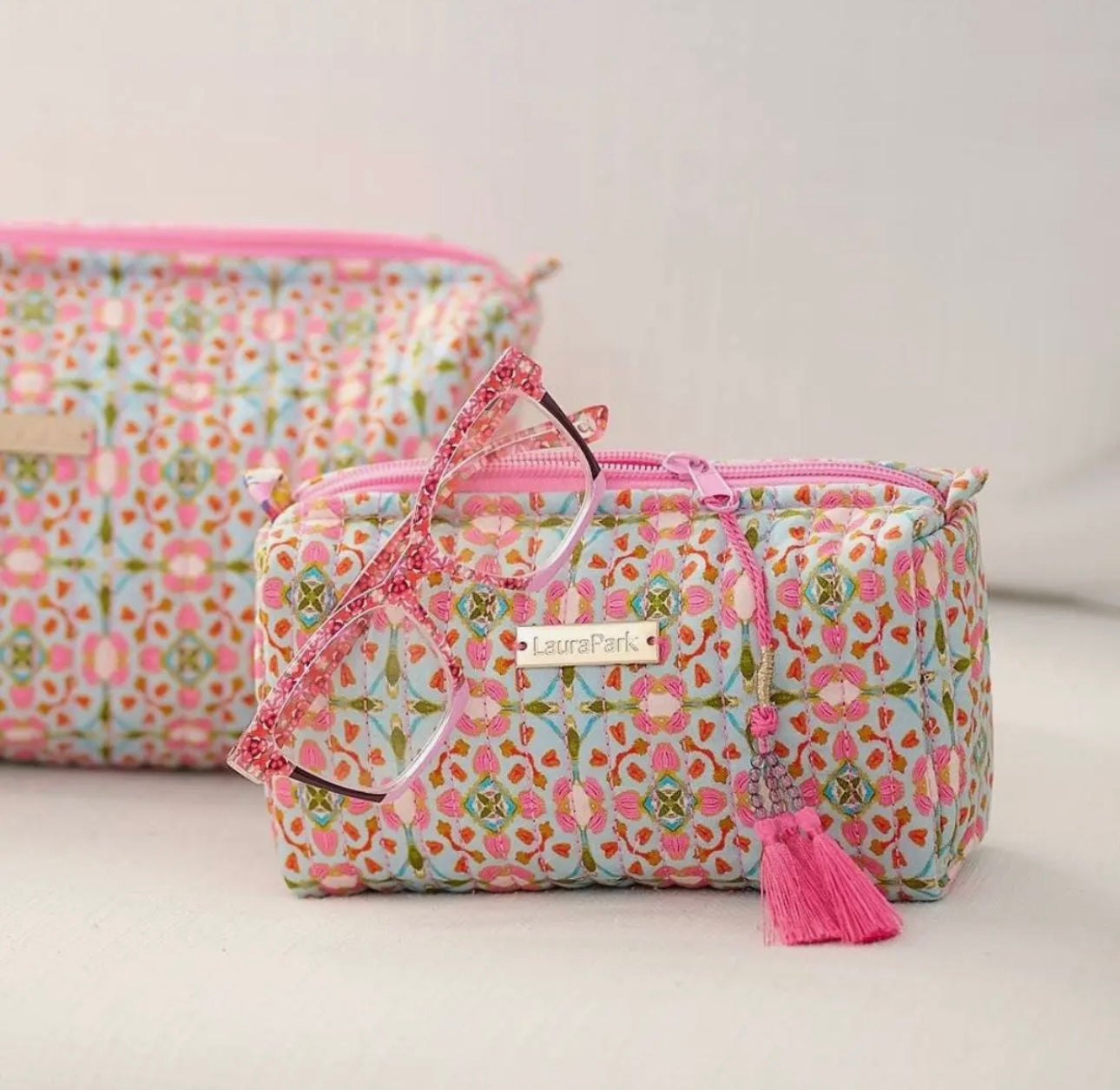 Laura Park Gasparilla Signature Small Cosmetic Bag