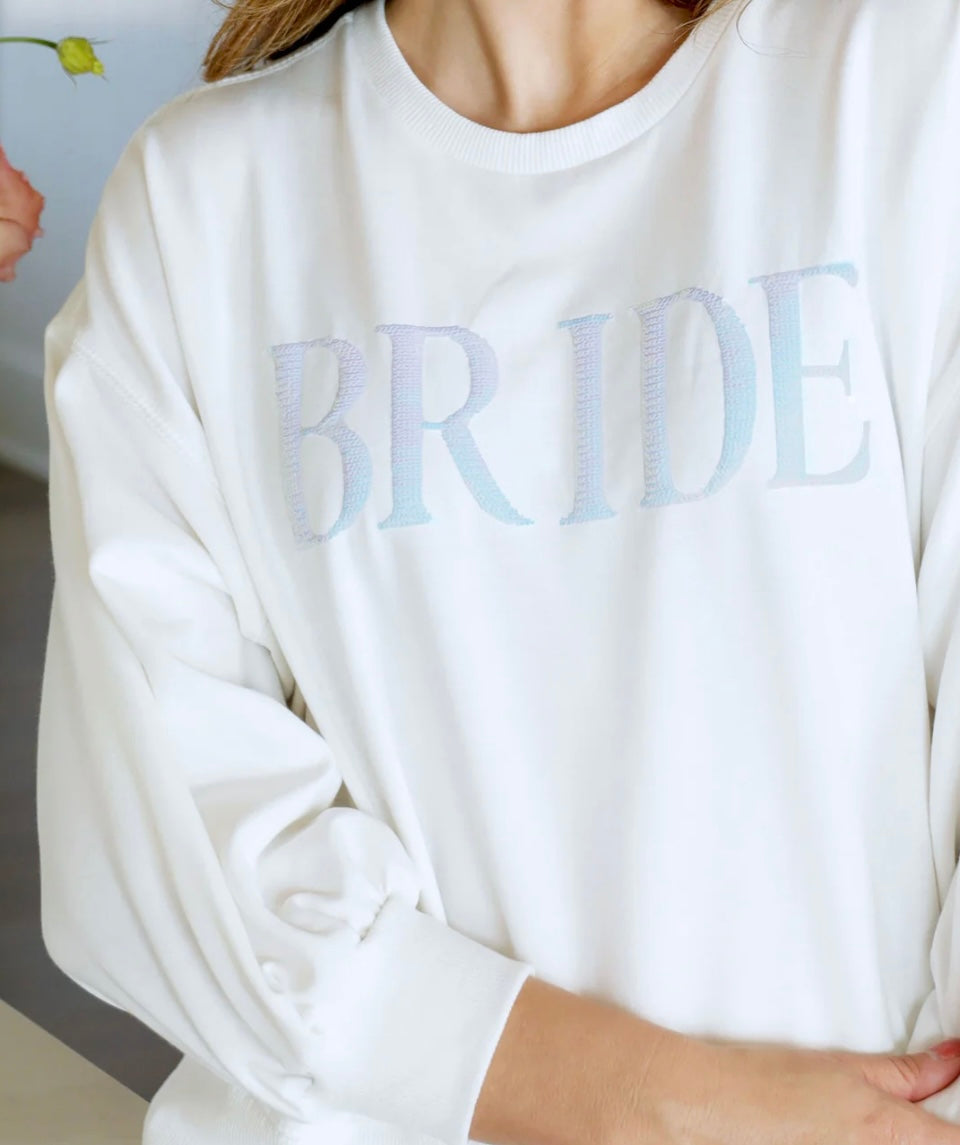 Mary Square "Bride" Millie Sequin Sweatshirt