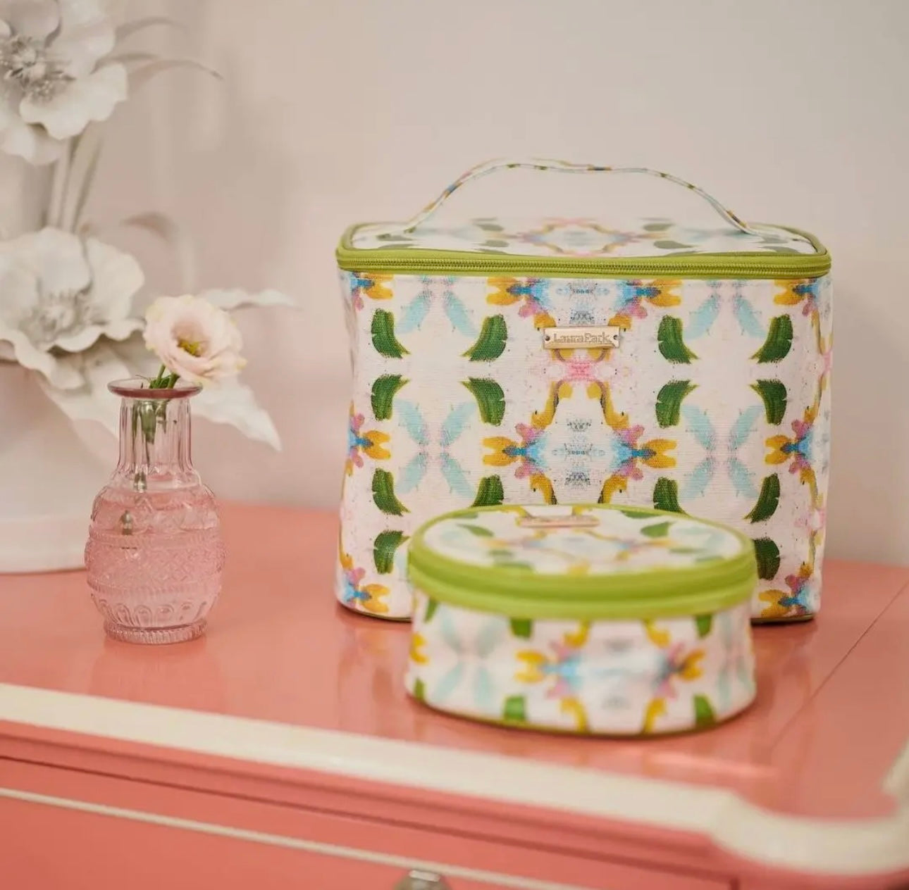Laura Park Dogwood Train Case