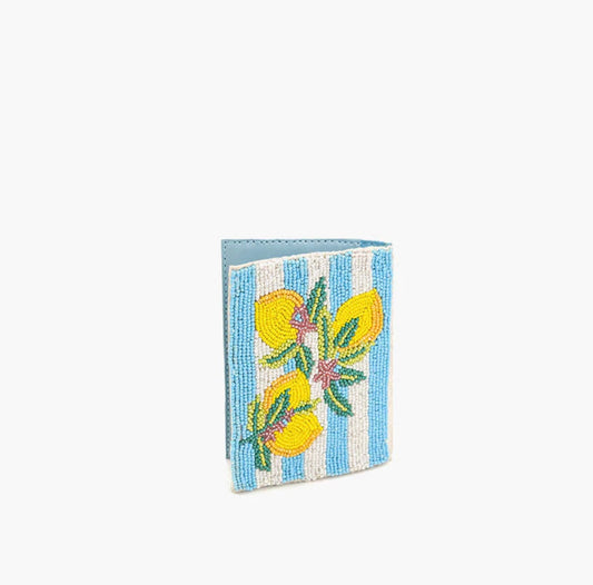 Limoncello Stripe Passport Cover