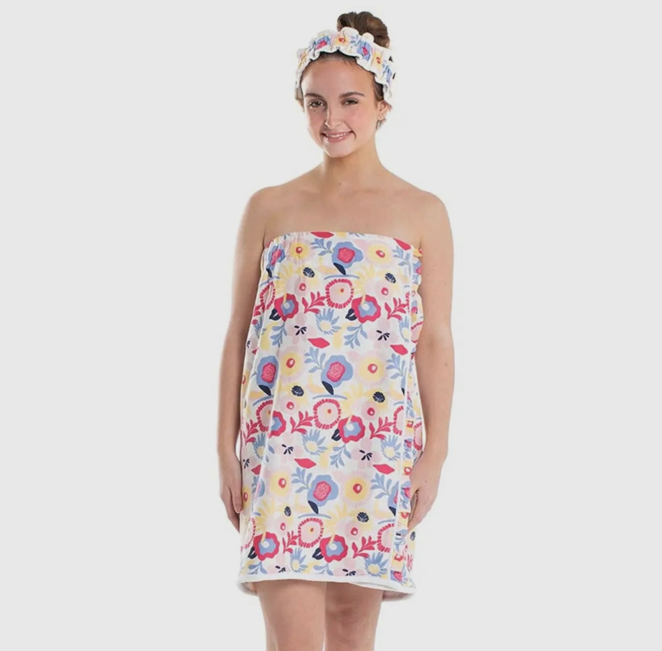 Bella Sleep + Spa - Spa Wrap with Headband - Poppy