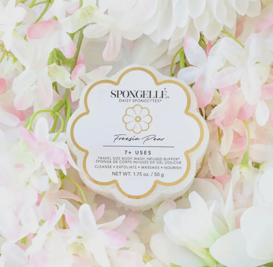Spongelle Daisy Spongette - Freesia Pear