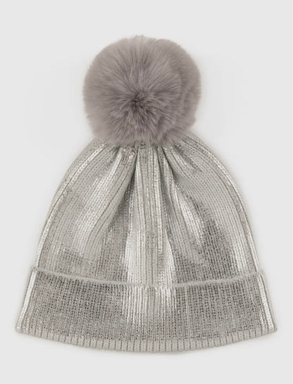 Shiraleah Metallic Jax Beanie