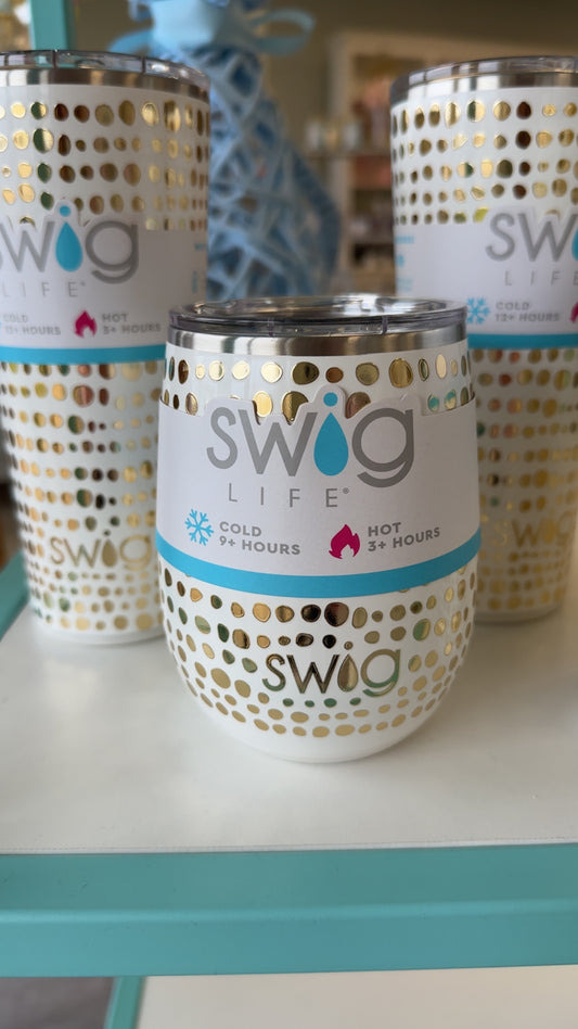 Swig 14 oz. Wine Tumbler - Glamazon Gold