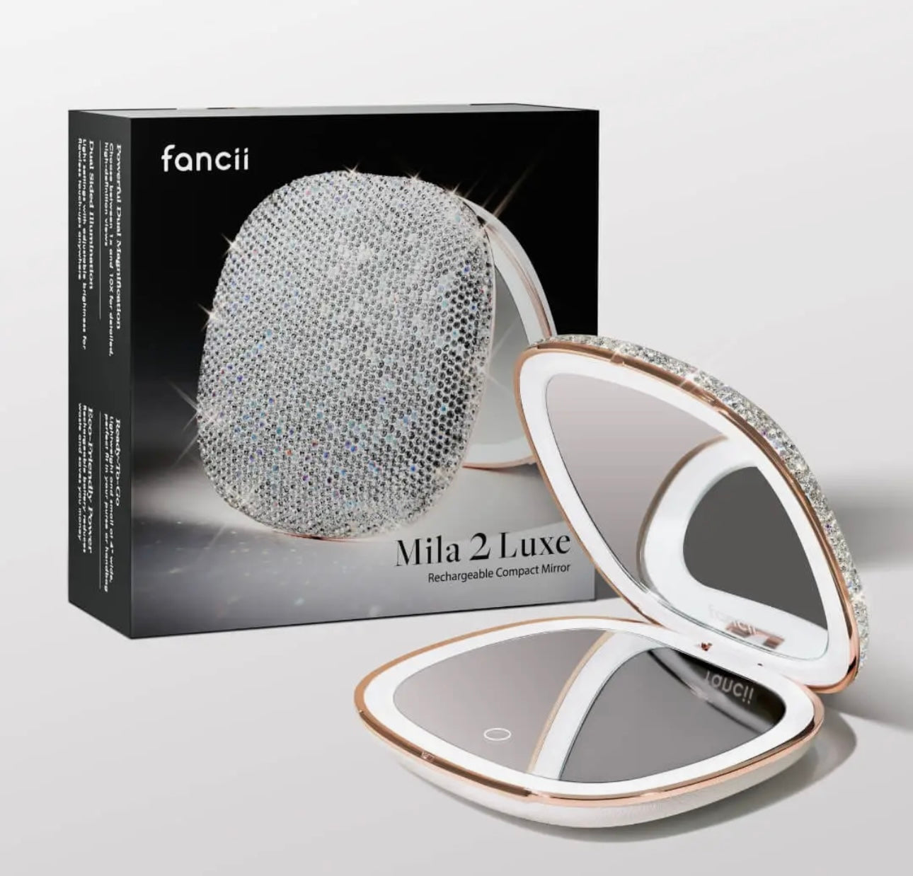 Fancii Mila 2 Luxe Compact Mirror with LED Lights
