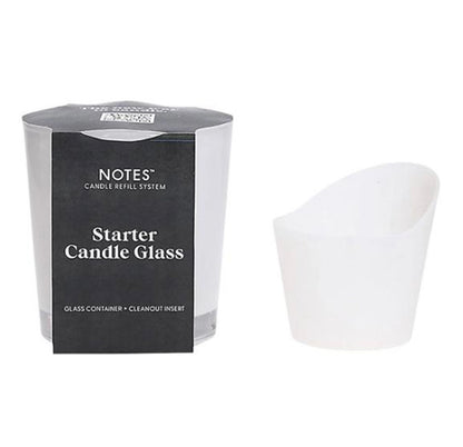 Notes Starter Candle Glass