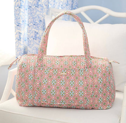 Laura Park Gasparilla Quilted Signature Duffle Bag
