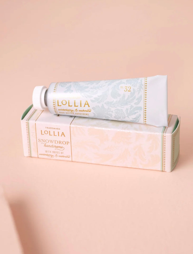 Lollia Petite Treat Handcreme - Snowdrop .33 oz
