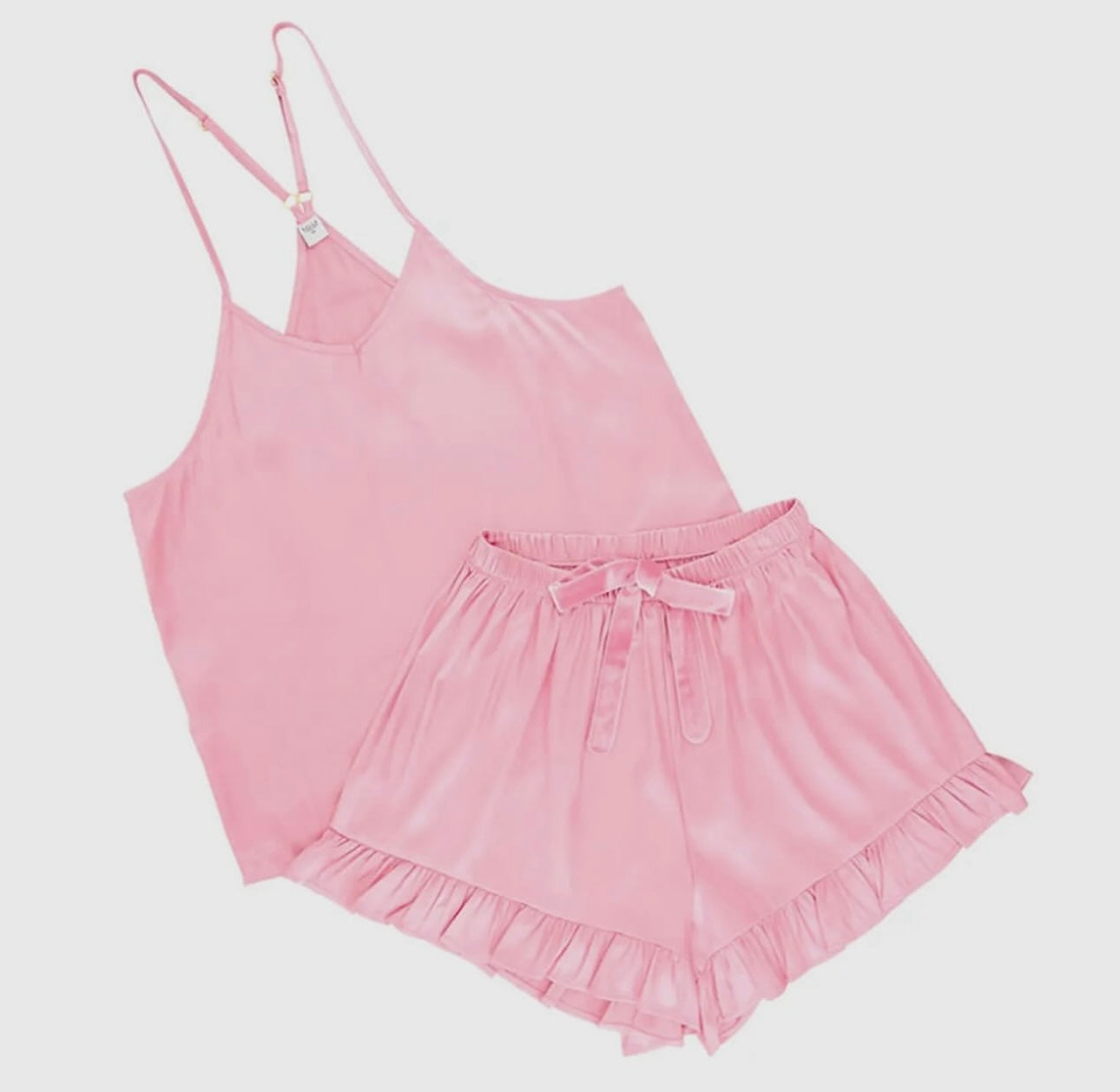 Bella Sleep + Spa Pink Tank Top PJ Set