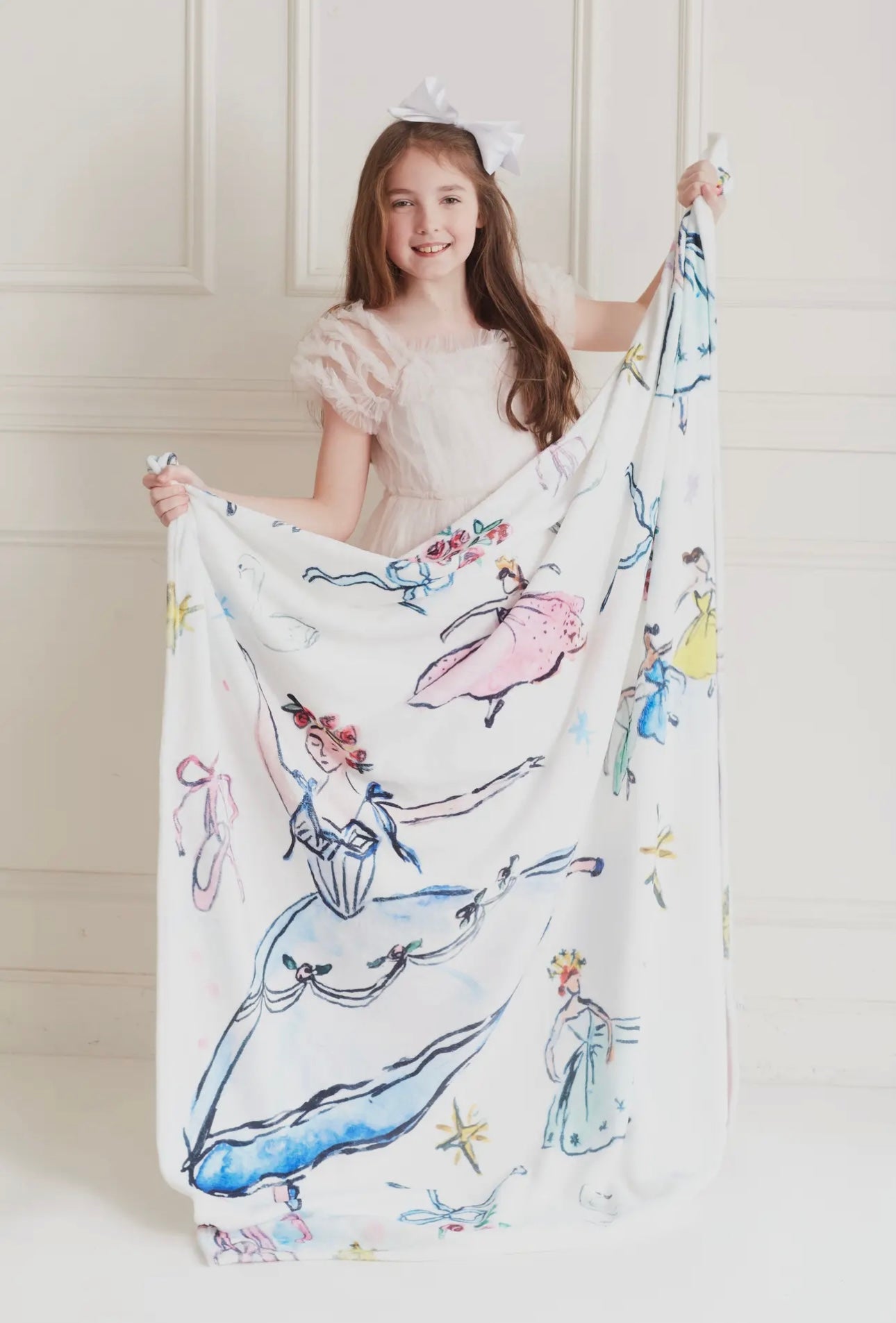 Over the Moon Victorian Ballerina Blanket