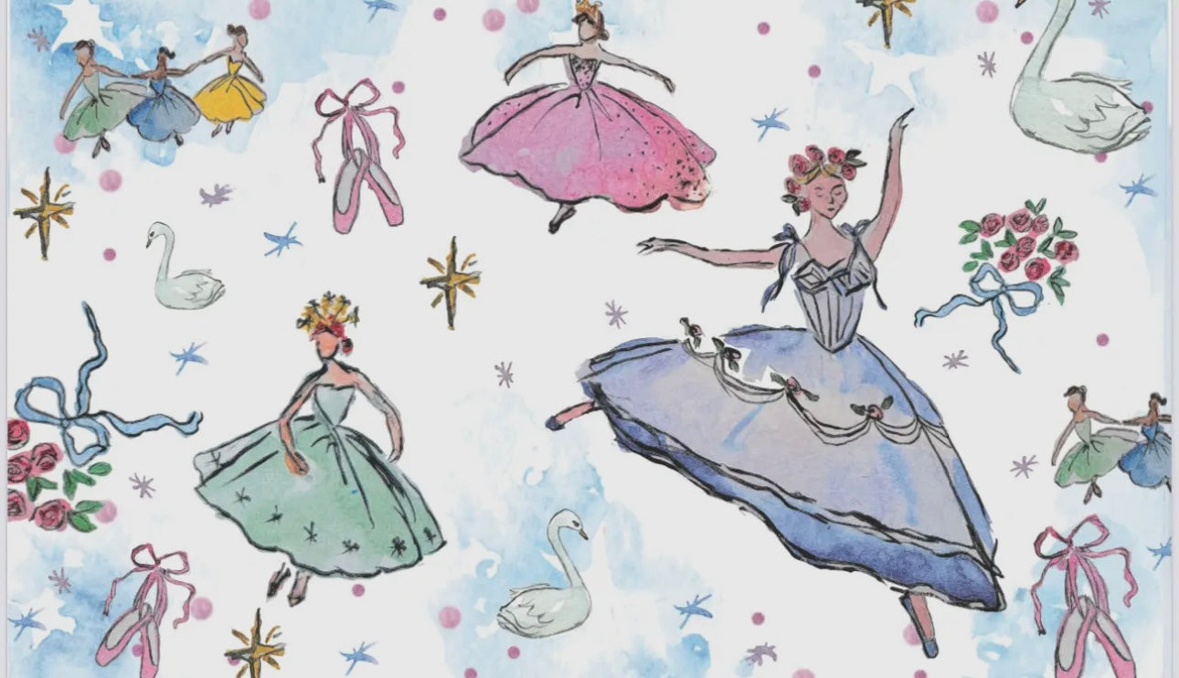 Over the Moon Victorian Ballerina Standard Pillowcase