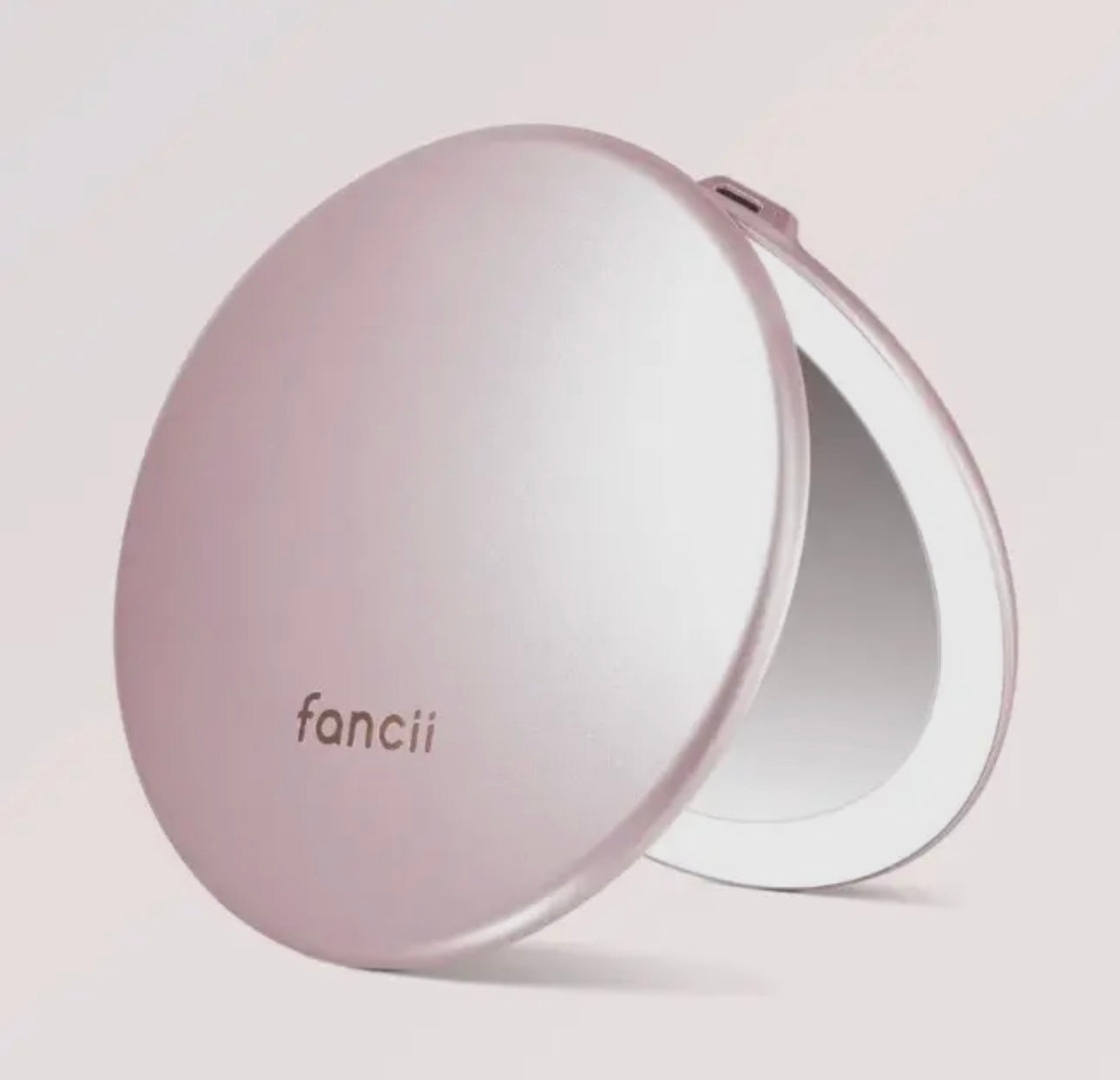 Fancii Taylor 5" Rechargeable Mirror with LED Lights - Rose Gold