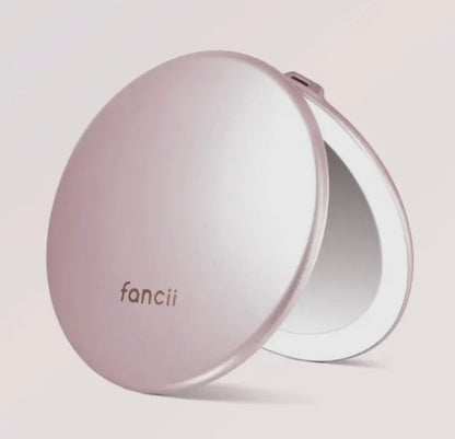 Fancii Taylor 5" Rechargeable Mirror with LED Lights - Rose Gold