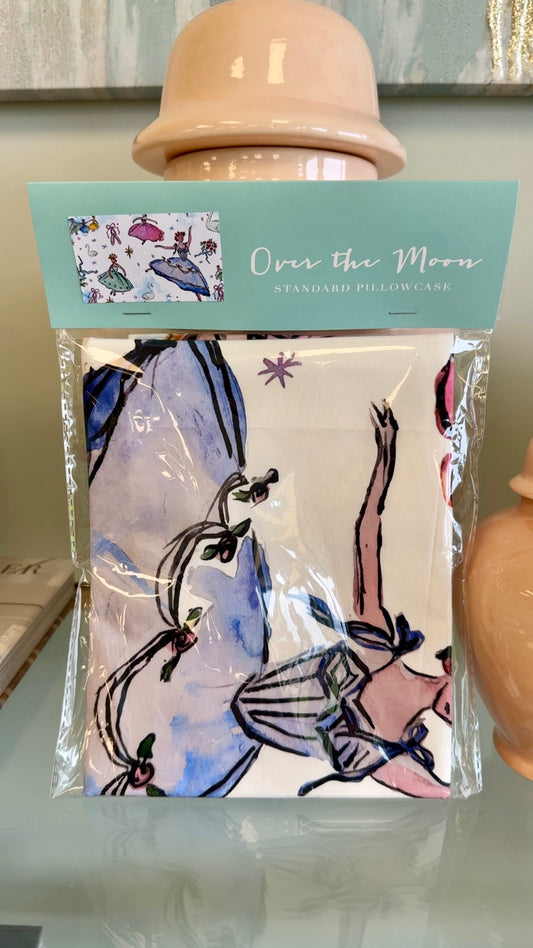 Over the Moon Victorian Ballerina Standard Pillowcase