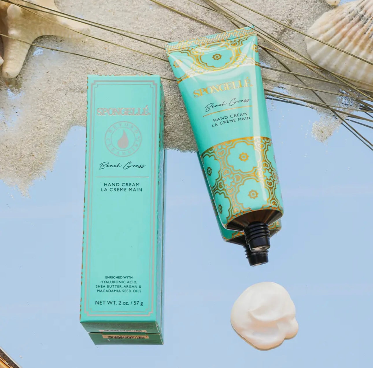 Spongelle 2.4 oz Hand Cream - Beach Grass