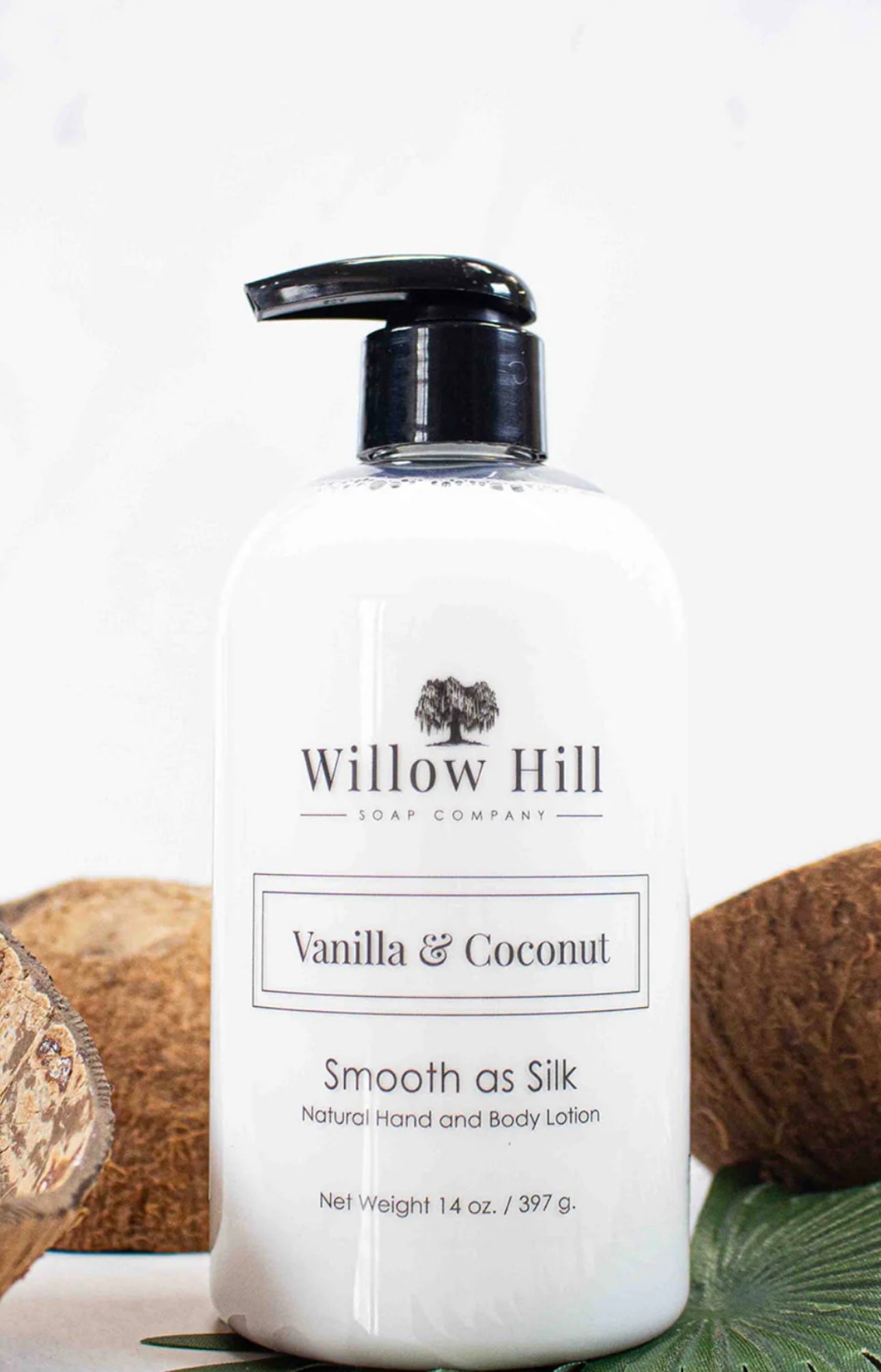 Willow Hill Soap Company Smooth as Silk Lotion - Vanilla & Coconut