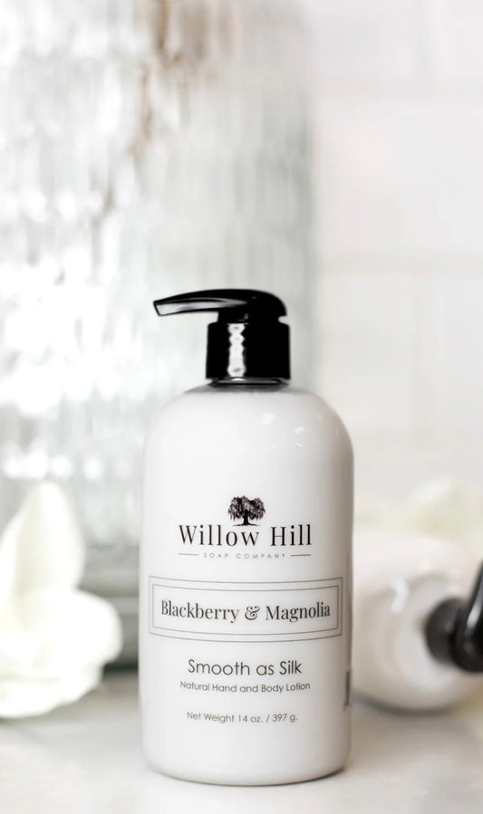 Willow Hill Soap Company Smooth as Silk Lotion - Blackberry & Magnolia