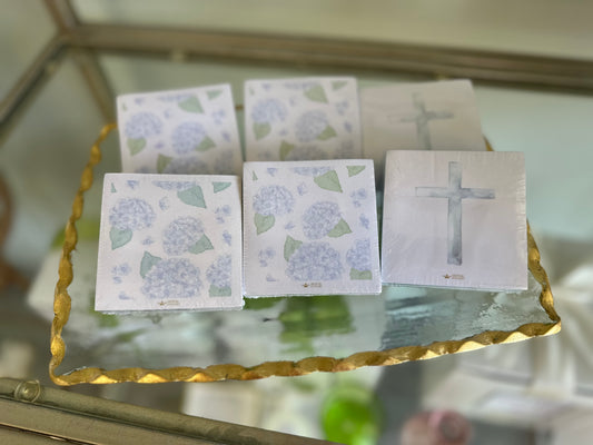 The Royal Standard Hydrangea Sticky Note Cube