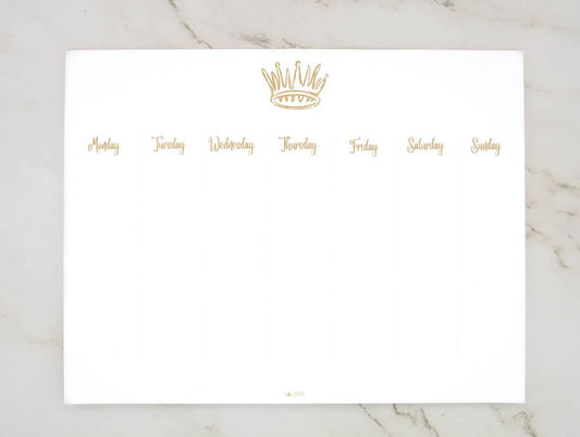 The Royal Standard La Couronne Weekly Planner