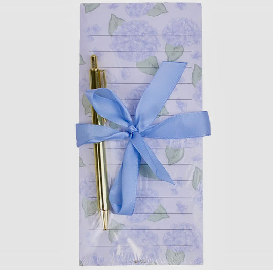 The Royal Standard Hydrangea Notepad Gift Set