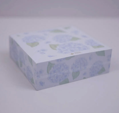 The Royal Standard Hydrangea Sticky Note Cube
