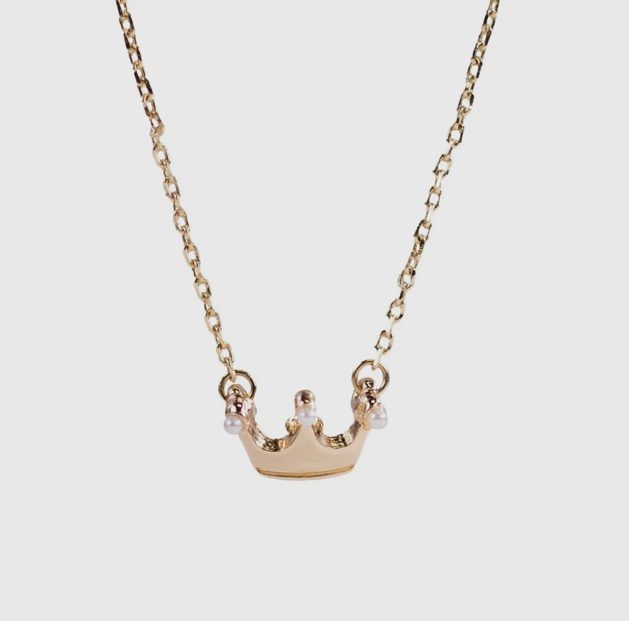 The Royal Standard Sophia Crown Necklace 16"