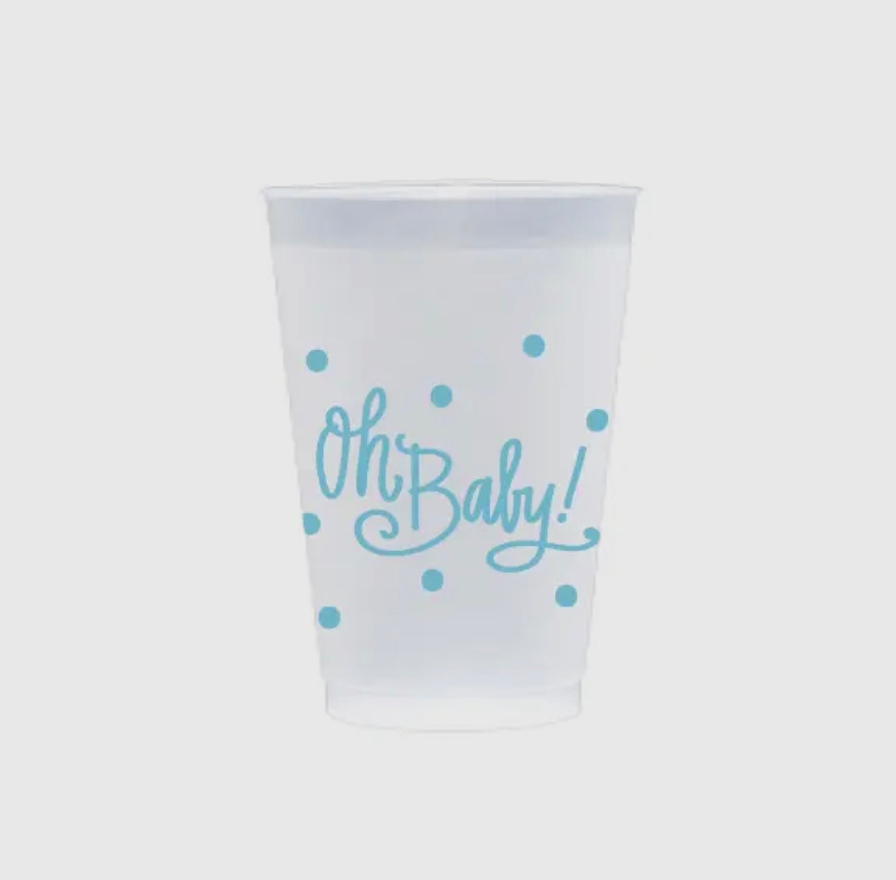 Oh Baby Frost Flex Cups - Blue