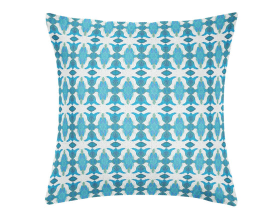 Laura Park Spice Market Blue Linen Cotton Pillows