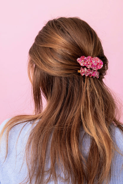 Taylor Elliott Designs Pink Hair Clip Set