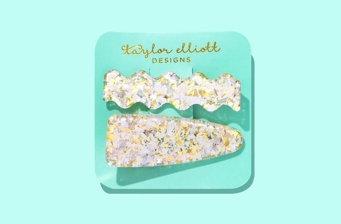 Taylor Elliott Designs Pearl Hair Clip Set