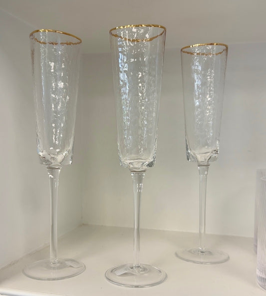 Triangular Aperitivo Champagne Flutes