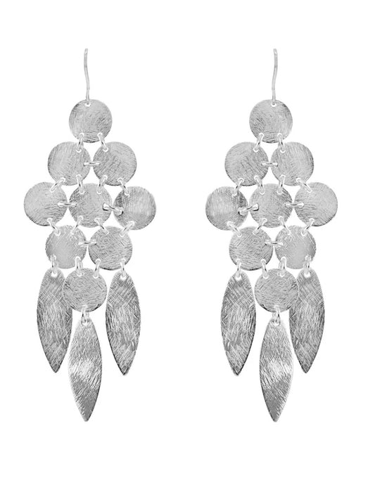 Marcia Moran Beatrix Classic Petite Chandelier Earring - Rhodium Plated