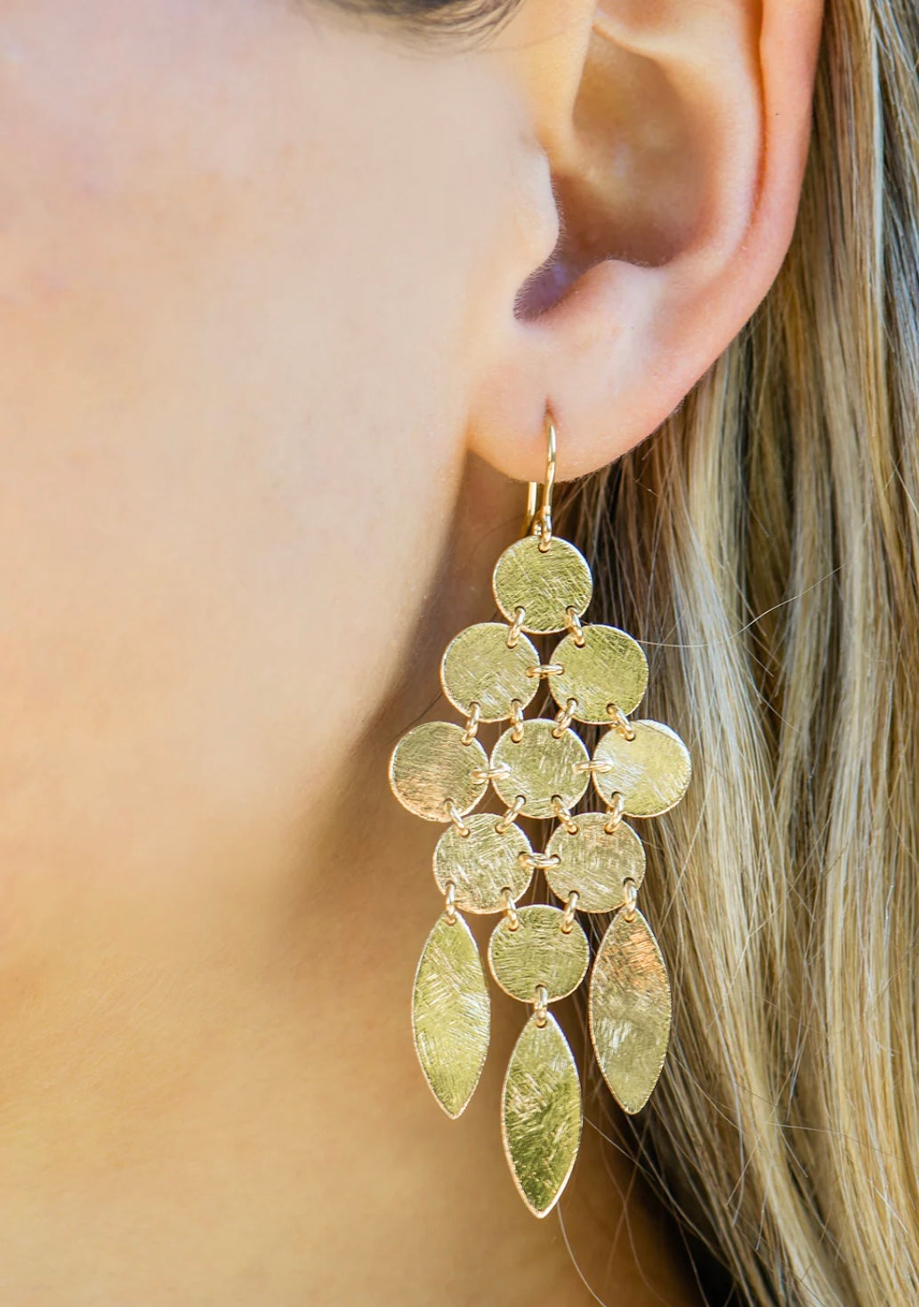 Marcia Moran Beatrix Classic Petite Chandelier Earring - Rhodium Plated