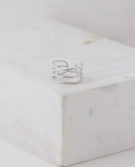 Lover's Tempo Orbit Ring - Silver